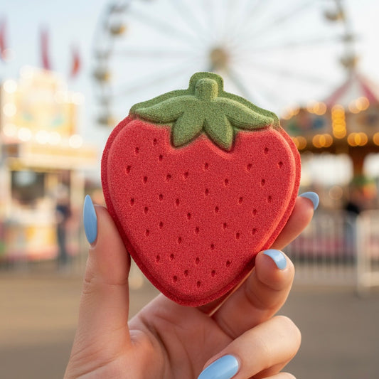 "Strawberry Funnel Cake" Bath Bomb