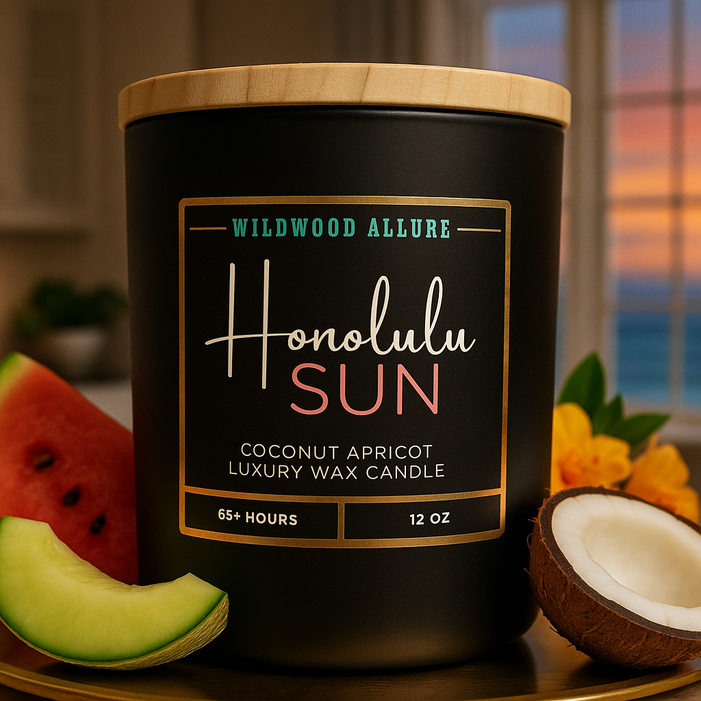 Coconut Apricot Luxury Candles